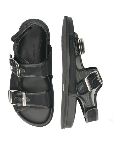 INTER-CHAUSSURES / インター ショシュール サンダル | 【FABIO RUSCONI】バックルチュールフットベッドサンダル | 詳細6