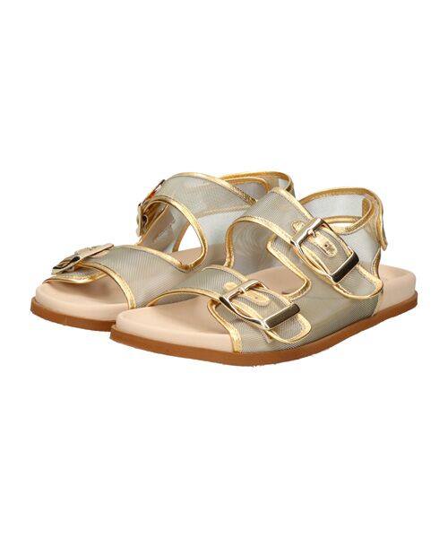 INTER-CHAUSSURES / インター ショシュール サンダル | 【FABIO RUSCONI】バックルチュールフットベッドサンダル | 詳細8