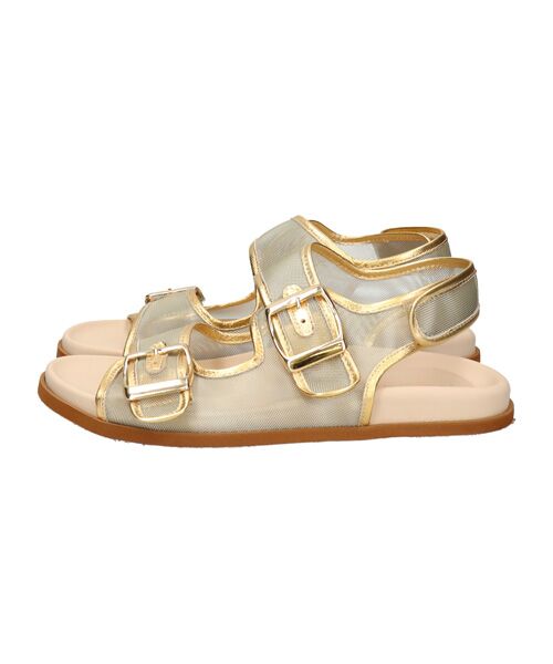 INTER-CHAUSSURES / インター ショシュール サンダル | 【FABIO RUSCONI】バックルチュールフットベッドサンダル | 詳細9