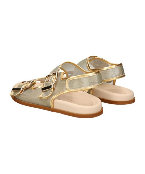 INTER-CHAUSSURES / インター ショシュール サンダル | 【FABIO RUSCONI】バックルチュールフットベッドサンダル | 詳細10