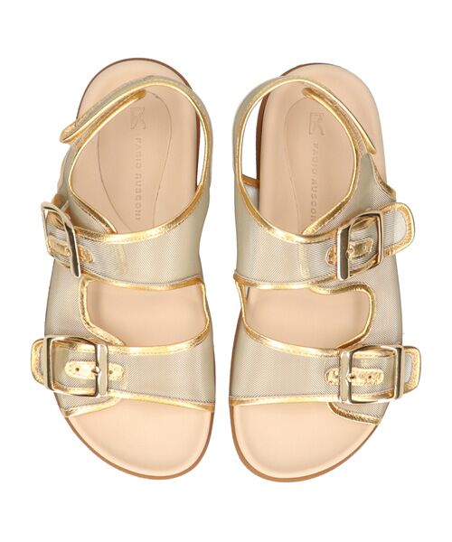 INTER-CHAUSSURES / インター ショシュール サンダル | 【FABIO RUSCONI】バックルチュールフットベッドサンダル | 詳細12