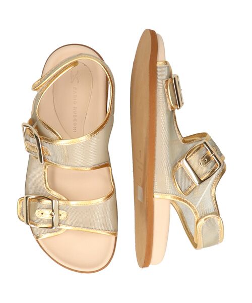 INTER-CHAUSSURES / インター ショシュール サンダル | 【FABIO RUSCONI】バックルチュールフットベッドサンダル | 詳細13