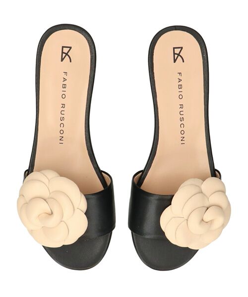 INTER-CHAUSSURES / インター ショシュール サンダル | 【FABIO RUSCONI】カメリアミュールサンダル | 詳細5