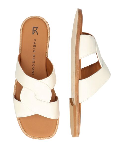 INTER-CHAUSSURES / インター ショシュール サンダル | 【FABIO RUSCONI】スクエアトウフラットスライドサンダル | 詳細6