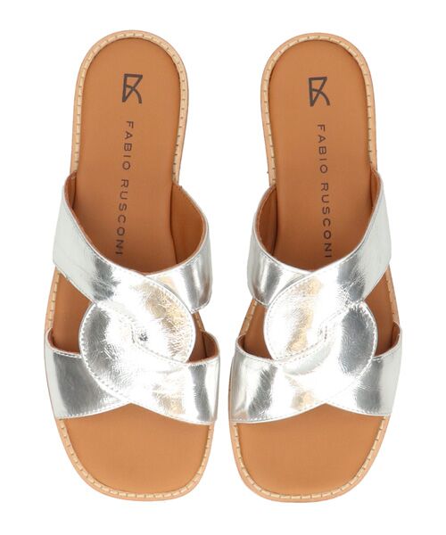 INTER-CHAUSSURES / インター ショシュール サンダル | 【FABIO RUSCONI】スクエアトウフラットスライドサンダル | 詳細19