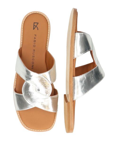 INTER-CHAUSSURES / インター ショシュール サンダル | 【FABIO RUSCONI】スクエアトウフラットスライドサンダル | 詳細20