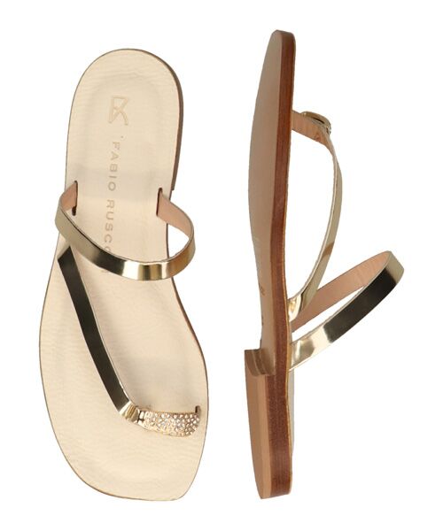 INTER-CHAUSSURES / インター ショシュール サンダル | 【FABIO RUSCONI】スクエアトウフラットトングサンダル | 詳細5