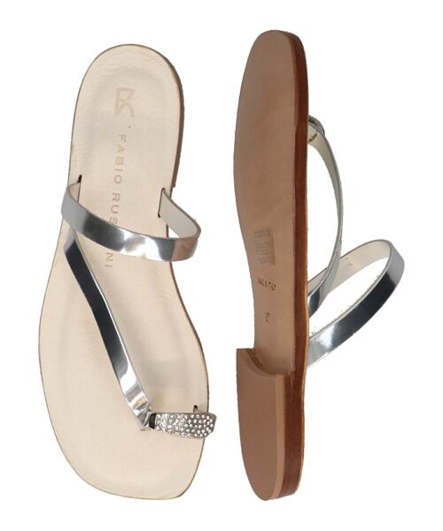 INTER-CHAUSSURES / インター ショシュール サンダル | 【FABIO RUSCONI】スクエアトウフラットトングサンダル | 詳細11