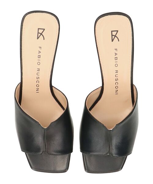 INTER-CHAUSSURES / インター ショシュール サンダル | 【FABIO RUSCONI】スクエアトウセンターシームミュール | 詳細5