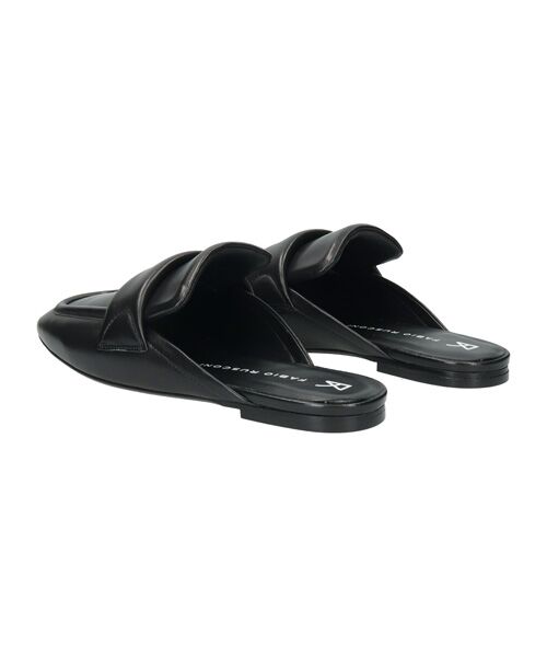 INTER-CHAUSSURES / インター ショシュール サンダル | 【FABIO RUSCONI】スクエアトウフラットミュールローファー | 詳細3