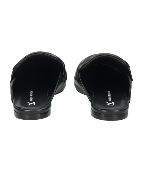 INTER-CHAUSSURES / インター ショシュール サンダル | 【FABIO RUSCONI】スクエアトウフラットミュールローファー | 詳細4