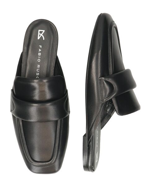 INTER-CHAUSSURES / インター ショシュール サンダル | 【FABIO RUSCONI】スクエアトウフラットミュールローファー | 詳細6