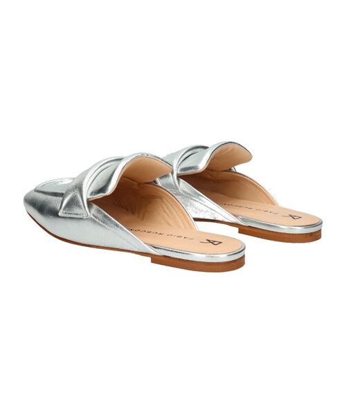 INTER-CHAUSSURES / インター ショシュール サンダル | 【FABIO RUSCONI】スクエアトウフラットミュールローファー | 詳細10