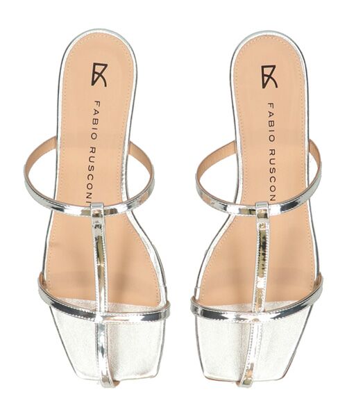 INTER-CHAUSSURES / インター ショシュール サンダル | 【FABIO RUSCONI】スクエアトウセンターストラップサンダル | 詳細12