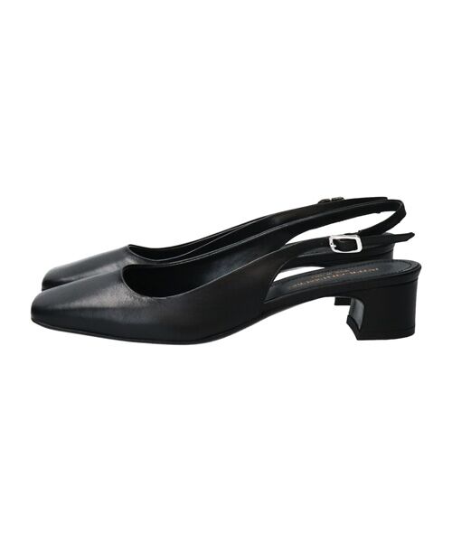 INTER-CHAUSSURES / インター ショシュール パンプス | 【INTER-CAHUSSURES】スクエアトウバックバンドパンプス | 詳細3