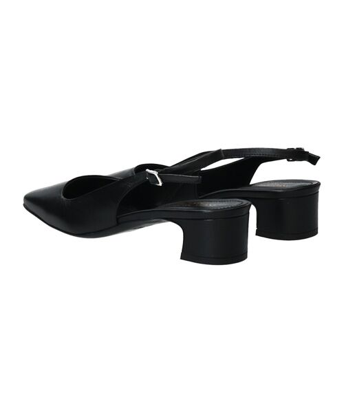 INTER-CHAUSSURES / インター ショシュール パンプス | 【INTER-CAHUSSURES】スクエアトウバックバンドパンプス | 詳細4