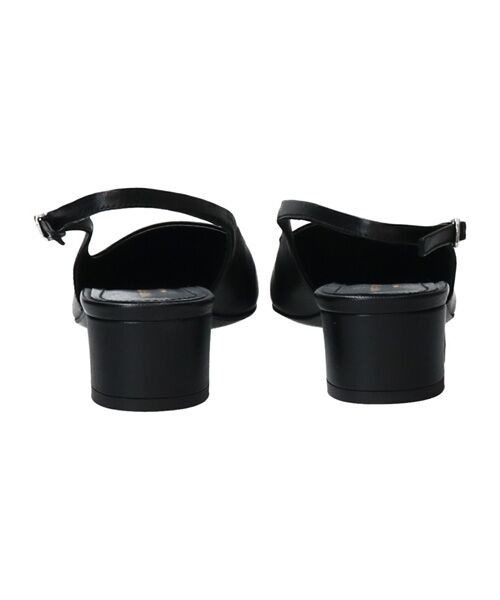 INTER-CHAUSSURES / インター ショシュール パンプス | 【INTER-CAHUSSURES】スクエアトウバックバンドパンプス | 詳細5