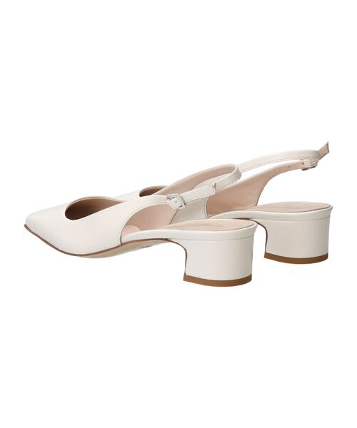 INTER-CHAUSSURES / インター ショシュール パンプス | 【INTER-CAHUSSURES】スクエアトウバックバンドパンプス | 詳細11