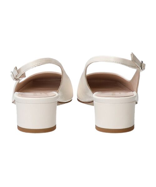 INTER-CHAUSSURES / インター ショシュール パンプス | 【INTER-CAHUSSURES】スクエアトウバックバンドパンプス | 詳細12