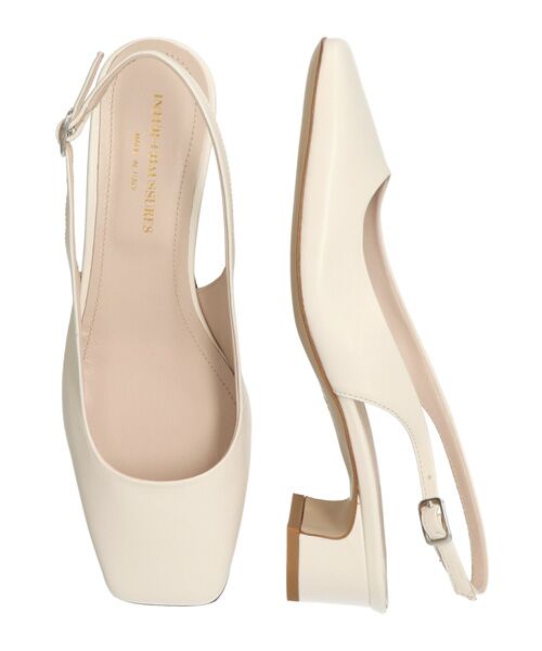 INTER-CHAUSSURES / インター ショシュール パンプス | 【INTER-CAHUSSURES】スクエアトウバックバンドパンプス | 詳細14