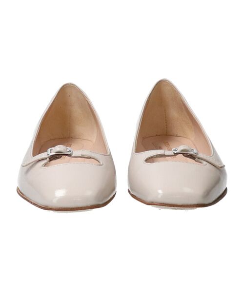 INTER-CHAUSSURES / インター ショシュール パンプス | 【INTER-CAHUSSURES】スクエアトウバックルサケットバレエ | 詳細9