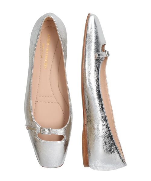 INTER-CHAUSSURES / インター ショシュール パンプス | 【INTER-CAHUSSURES】スクエアトウバックルサケットバレエ | 詳細23