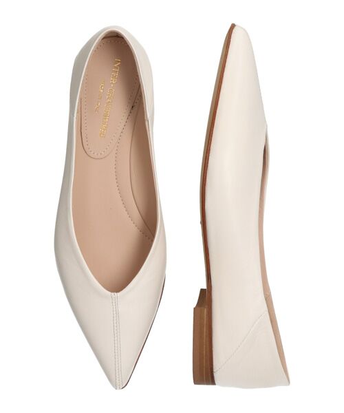 INTER-CHAUSSURES / インター ショシュール パンプス | 【INTER-CAHUSSURES】ポインテッドトウサケットバレエシューズ | 詳細14