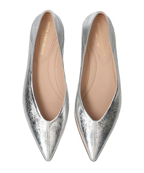 INTER-CHAUSSURES / インター ショシュール パンプス | 【INTER-CAHUSSURES】ポインテッドトウサケットバレエシューズ | 詳細20