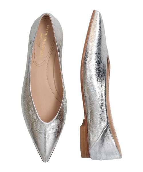 INTER-CHAUSSURES / インター ショシュール パンプス | 【INTER-CAHUSSURES】ポインテッドトウサケットバレエシューズ | 詳細21