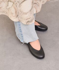 INTER-CHAUSSURES / インター ショシュール パンプス | 【INTER-CAHUSSURES】ラウンドトウサケットバレエシューズ