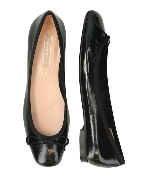 INTER-CHAUSSURES / インター ショシュール バレエシューズ | 【INTER-CAHUSSURES】リボン付きスクエアフラットパンプス | 詳細6
