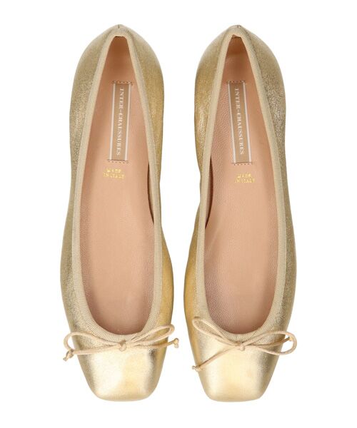 INTER-CHAUSSURES / インター ショシュール バレエシューズ | 【INTER-CAHUSSURES】リボン付きスクエアフラットパンプス | 詳細19