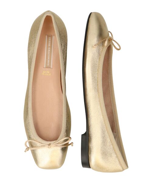 INTER-CHAUSSURES / インター ショシュール バレエシューズ | 【INTER-CAHUSSURES】リボン付きスクエアフラットパンプス | 詳細20