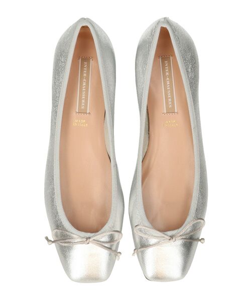 INTER-CHAUSSURES / インター ショシュール バレエシューズ | 【INTER-CAHUSSURES】リボン付きスクエアフラットパンプス | 詳細26