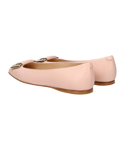 INTER-CHAUSSURES / インター ショシュール パンプス | 【INTER-CAHUSSURES】スクエアトウバックルサケットバレエ | 詳細9