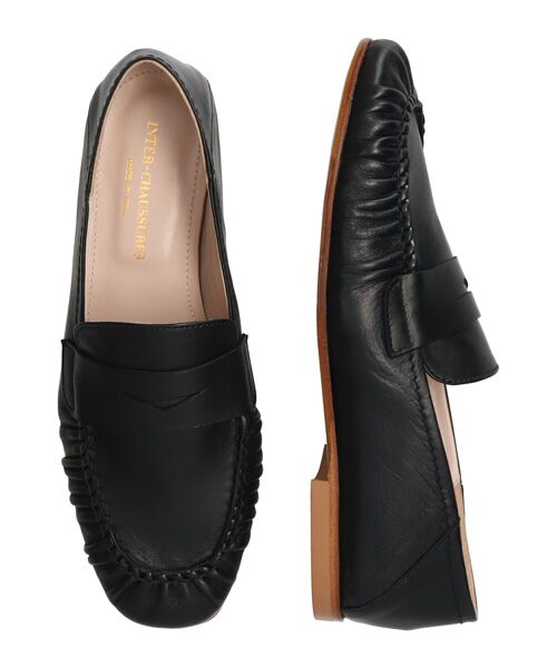 INTER-CHAUSSURES / インター ショシュール ビジネス・ドレスシューズ | 【INTER-CAHUSSURES】ラウンドトウベーシックローファー | 詳細7