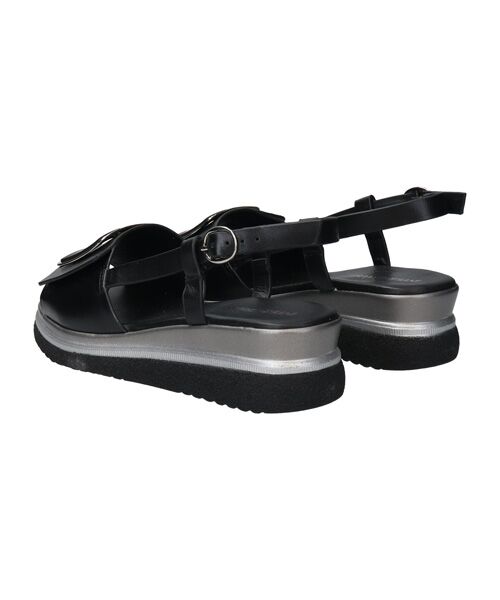 INTER-CHAUSSURES / インター ショシュール サンダル | 【INTER-CAHUSSURES】バックルウエッジバックバンドサンダル | 詳細2