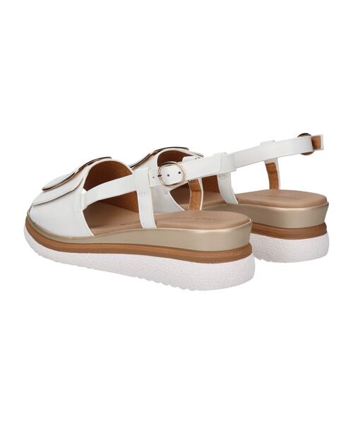 INTER-CHAUSSURES / インター ショシュール サンダル | 【INTER-CAHUSSURES】バックルウエッジバックバンドサンダル | 詳細8