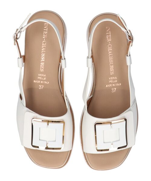 INTER-CHAUSSURES / インター ショシュール サンダル | 【INTER-CAHUSSURES】バックルウエッジバックバンドサンダル | 詳細10