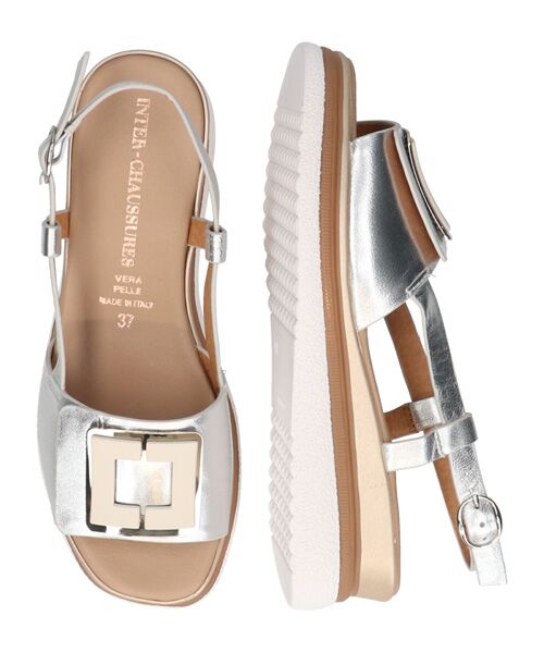 INTER-CHAUSSURES / インター ショシュール サンダル | 【INTER-CAHUSSURES】バックルウエッジバックバンドサンダル | 詳細17