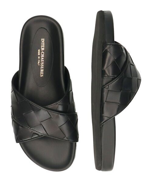 INTER-CHAUSSURES / インター ショシュール サンダル | 【INTER-CAHUSSURES】イントレチャートクロスベルトサンダル | 詳細5