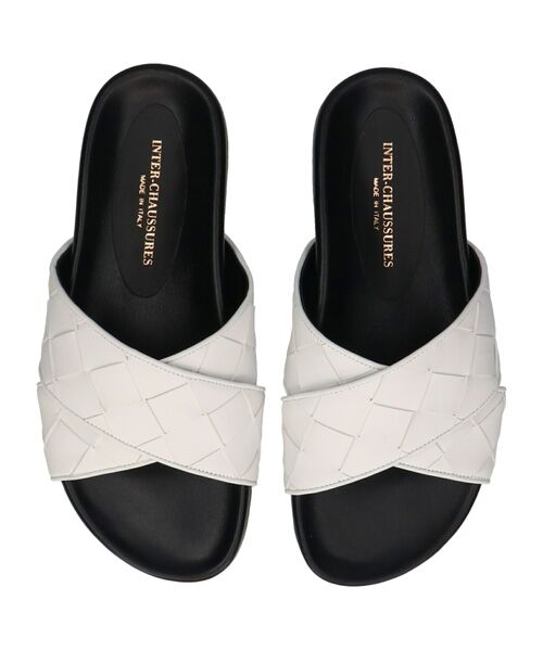 INTER-CHAUSSURES / インター ショシュール サンダル | 【INTER-CAHUSSURES】イントレチャートクロスベルトサンダル | 詳細10