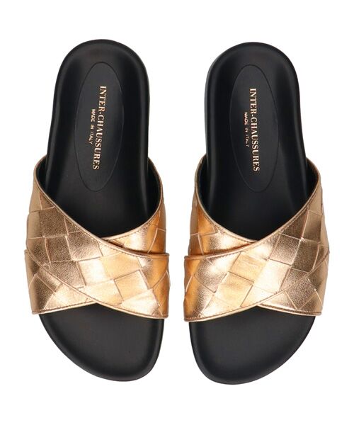 INTER-CHAUSSURES / インター ショシュール サンダル | 【INTER-CAHUSSURES】イントレチャートクロスベルトサンダル | 詳細16