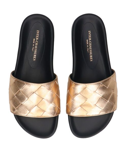 INTER-CHAUSSURES / インター ショシュール サンダル | 【INTER-CAHUSSURES】イントレチャートフットベッドサンダル | 詳細4