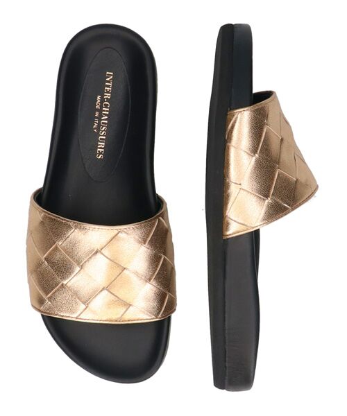 INTER-CHAUSSURES / インター ショシュール サンダル | 【INTER-CAHUSSURES】イントレチャートフットベッドサンダル | 詳細5