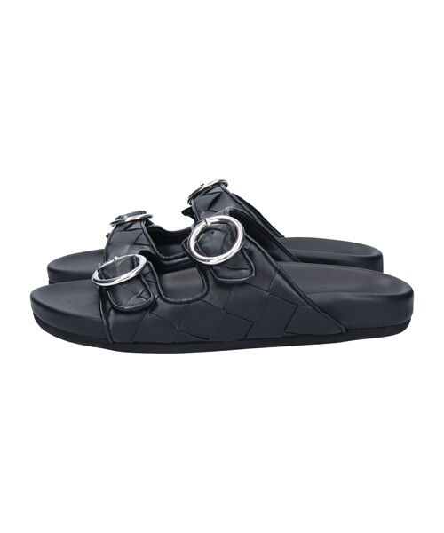 INTER-CHAUSSURES / インター ショシュール サンダル | 【INTER-CAHUSSURES】イントレチャートダブルベルトサンダル | 詳細1