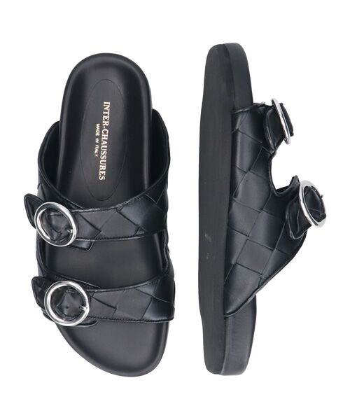 INTER-CHAUSSURES / インター ショシュール サンダル | 【INTER-CAHUSSURES】イントレチャートダブルベルトサンダル | 詳細5
