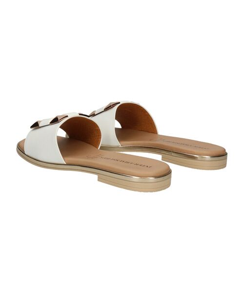 INTER-CHAUSSURES / インター ショシュール サンダル | 【INTER-CAHUSSURES】オーナメントフラットスライドサンダル | 詳細8