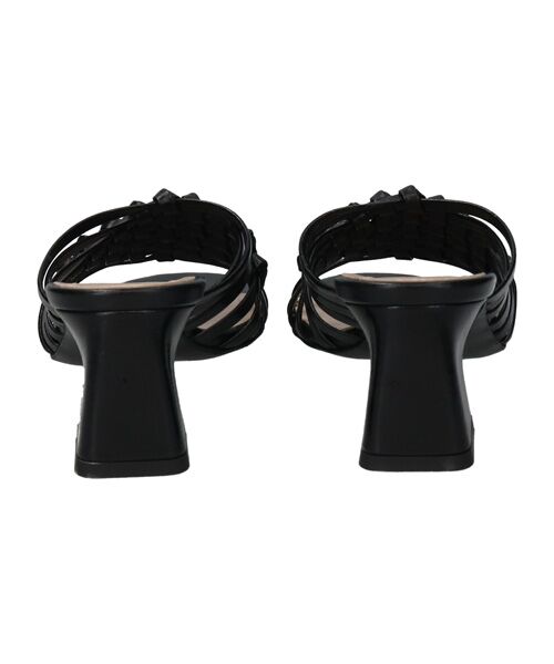 INTER-CHAUSSURES / インター ショシュール サンダル | 【INTER-CAHUSSURES】ラウンドトウフレアヒールノットサンダル | 詳細3