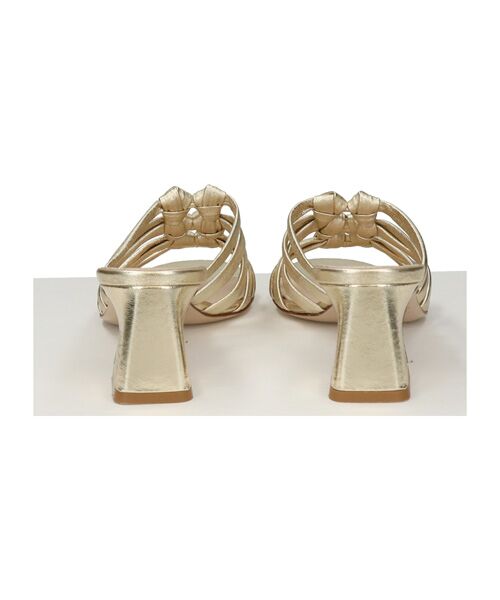 INTER-CHAUSSURES / インター ショシュール サンダル | 【INTER-CAHUSSURES】ラウンドトウノットミュールサンダル | 詳細3